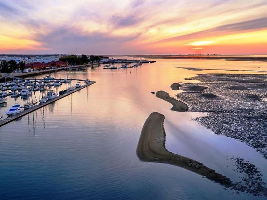 A Gaivota Ria Formosa Waterfront Lux Apart With Pool, Olhao, Algarve Ngoại thất bức ảnh